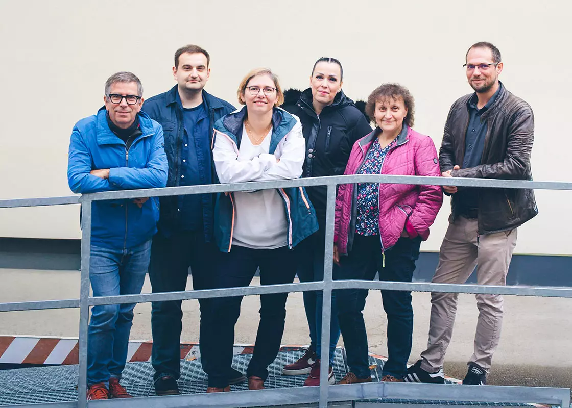 Mitarbeiter:innen Personalabteilung u. Finanzbuchhaltung. Foto: Anna Szkoda