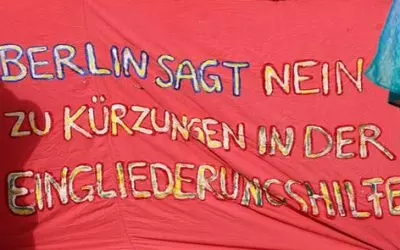 25. Juni 2026: Mitarbeiter*innen und Assistenznehmer*innen beteiligten sich an Kundgebungen gegen Kürzungen in der Eingliederungshilfe