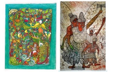 28. August 2026: Vernissage mit Lesung von Andrea Lauer für zwei neue Ausstellungen von Micaela Morena und Kazeem Agboola